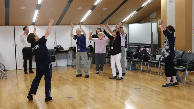 光明塾　屋内講座「楽しくできる介護予防レクレーション」