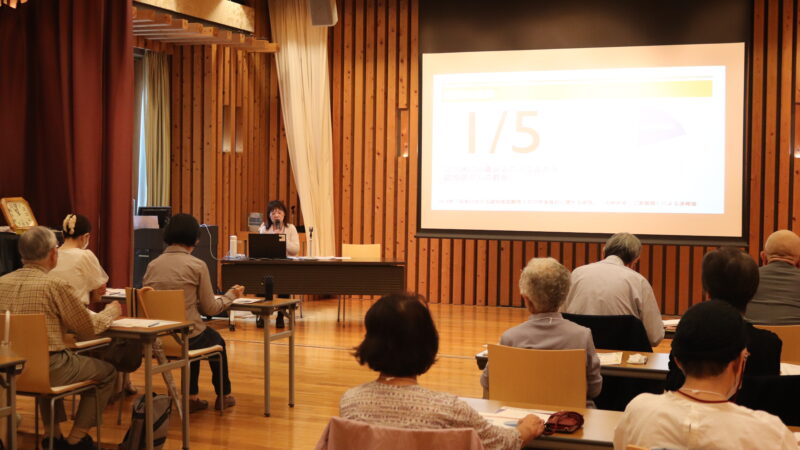 光明塾 屋内講座「もしも…のとき」
